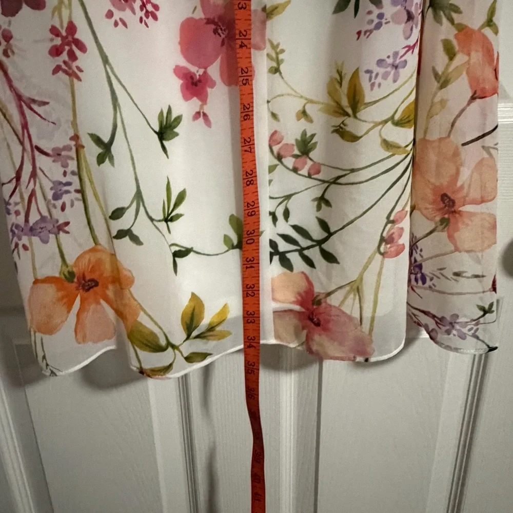 Calvin Klein Floral Sleeveless Dress - 10 - Picture 8 of 8